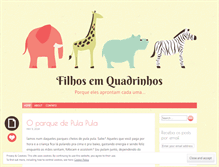 Tablet Screenshot of filhosemquadrinhos.com